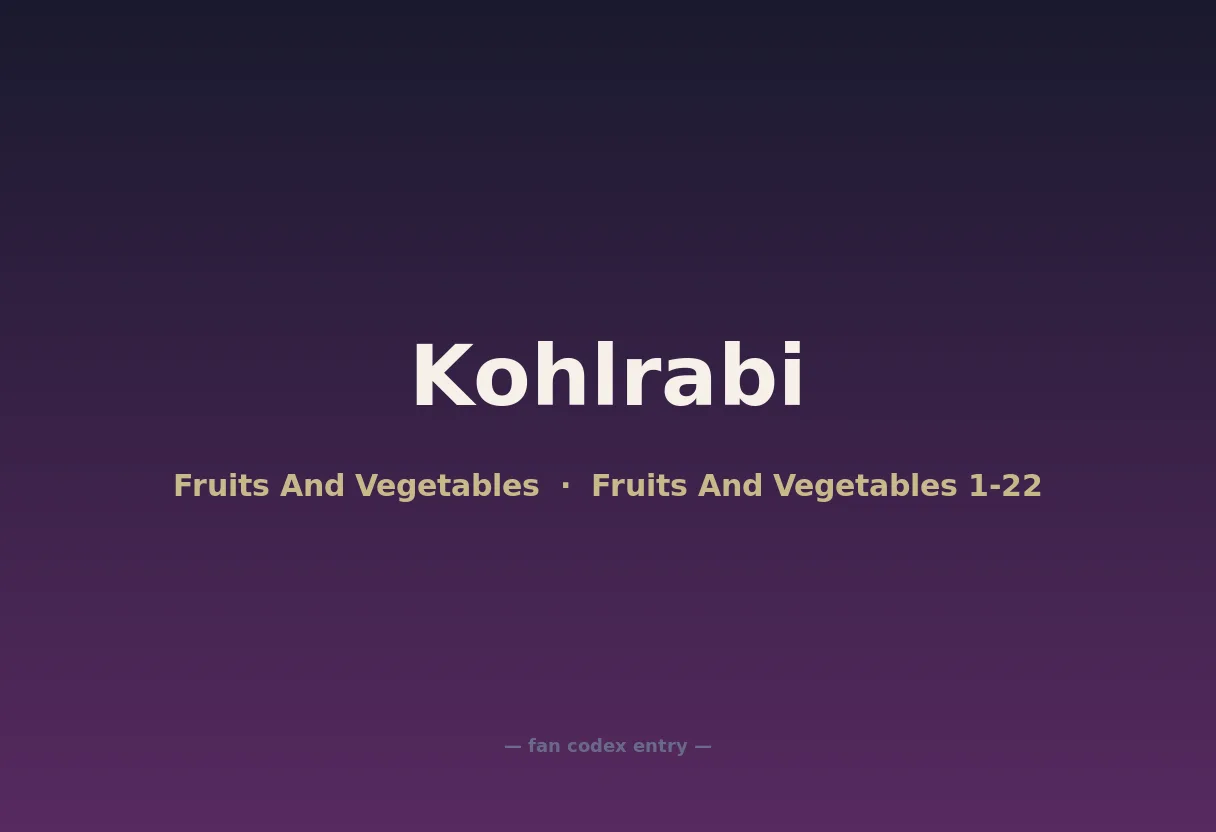Kohlrabi