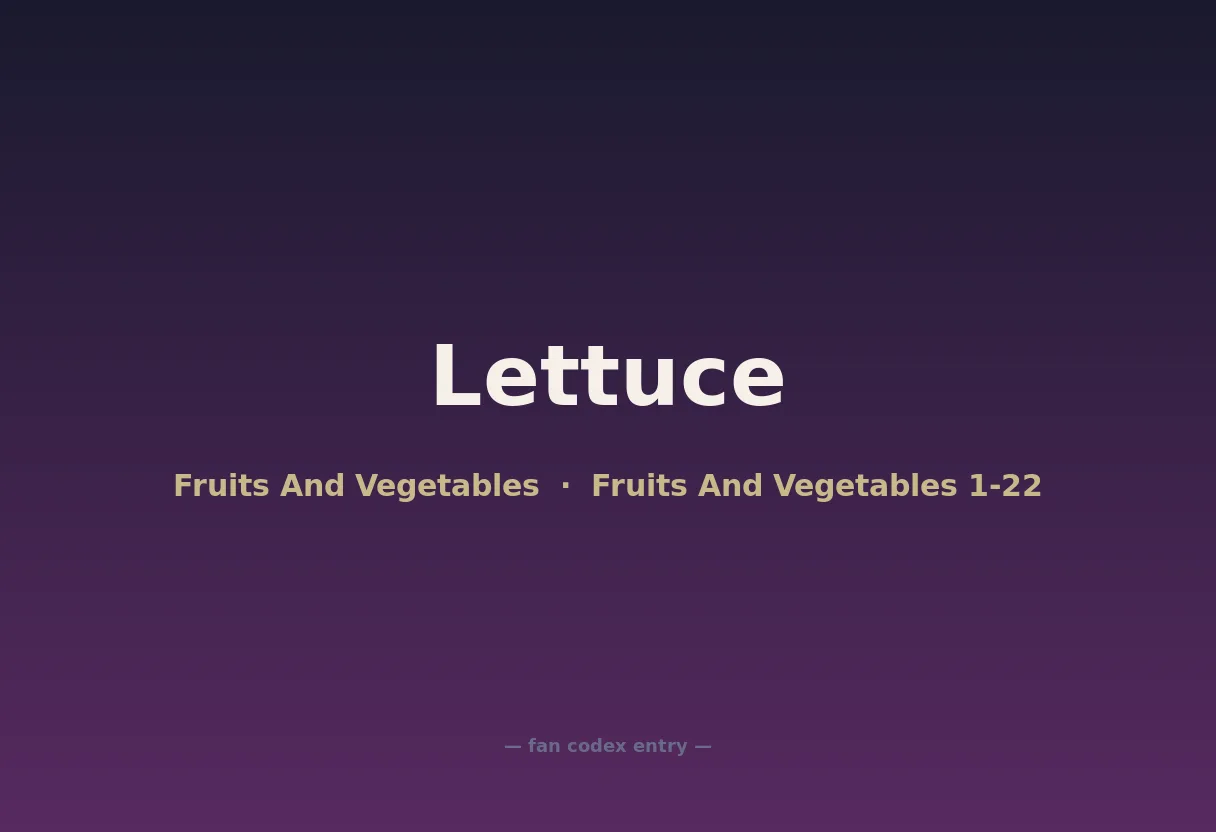 Lettuce